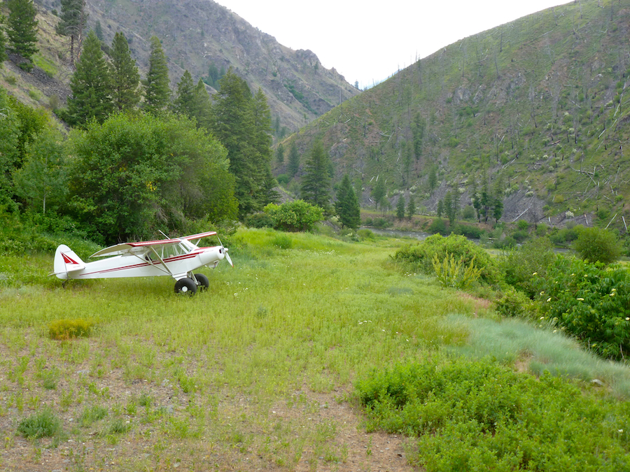 Rusk SuperCub in the Idaho backcountry