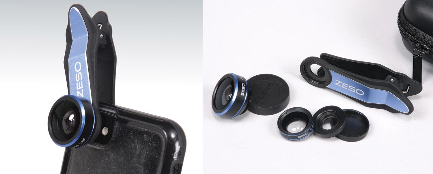 This $15 clip-on lens set for the iPhone is one of many options available from online retailers.